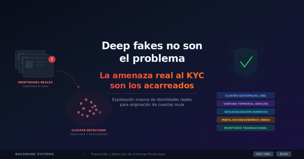 la amenaza real al kyc son los acarreados